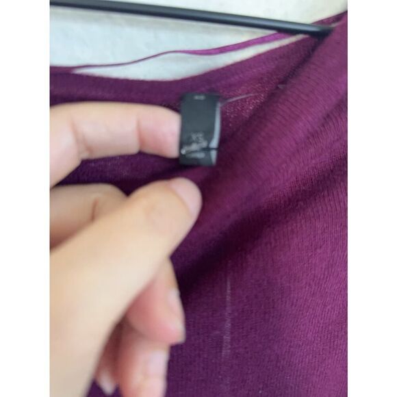 Nordstrom Signature cashmere sweater in purple XS - Picture 4 of 8